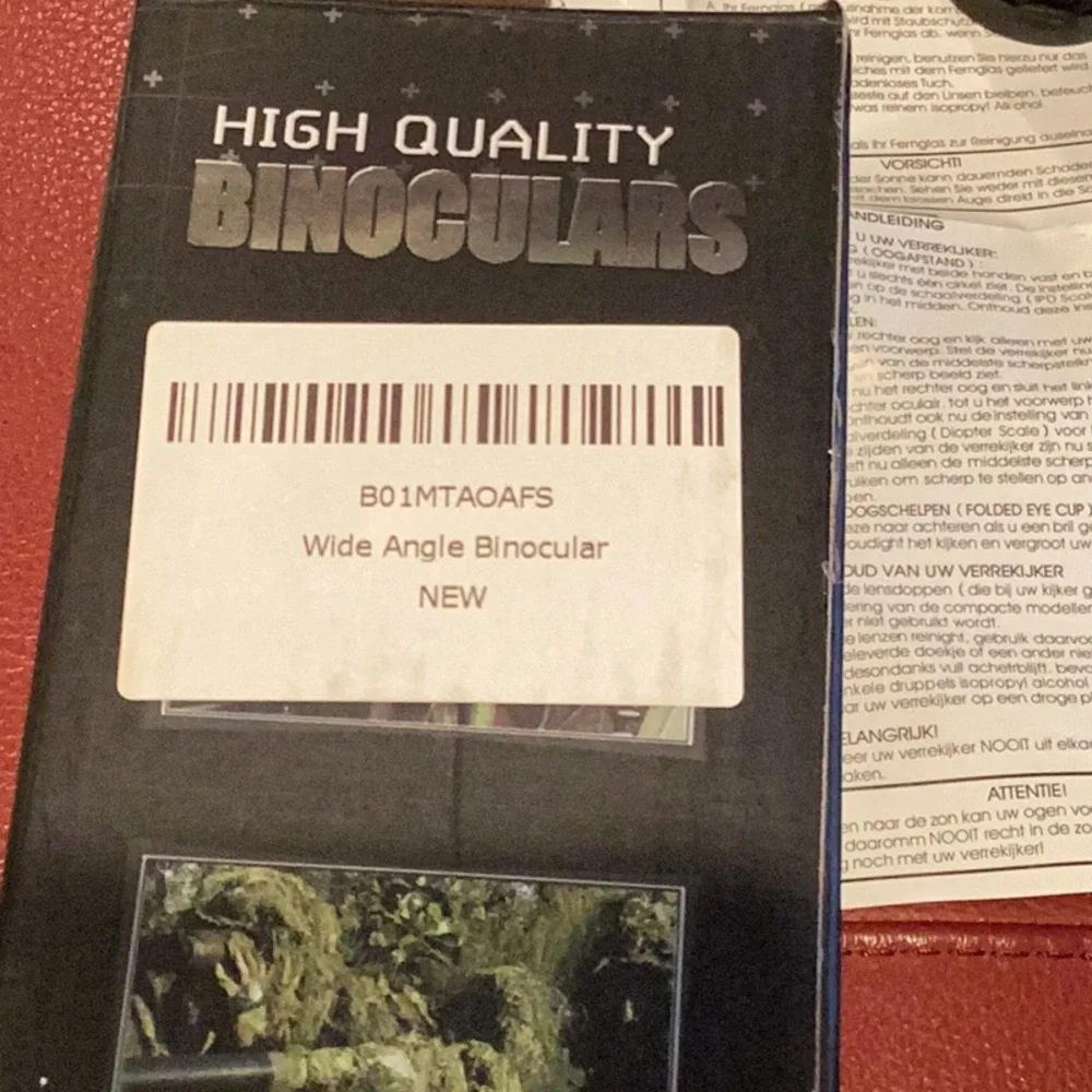 Brand new binoculars